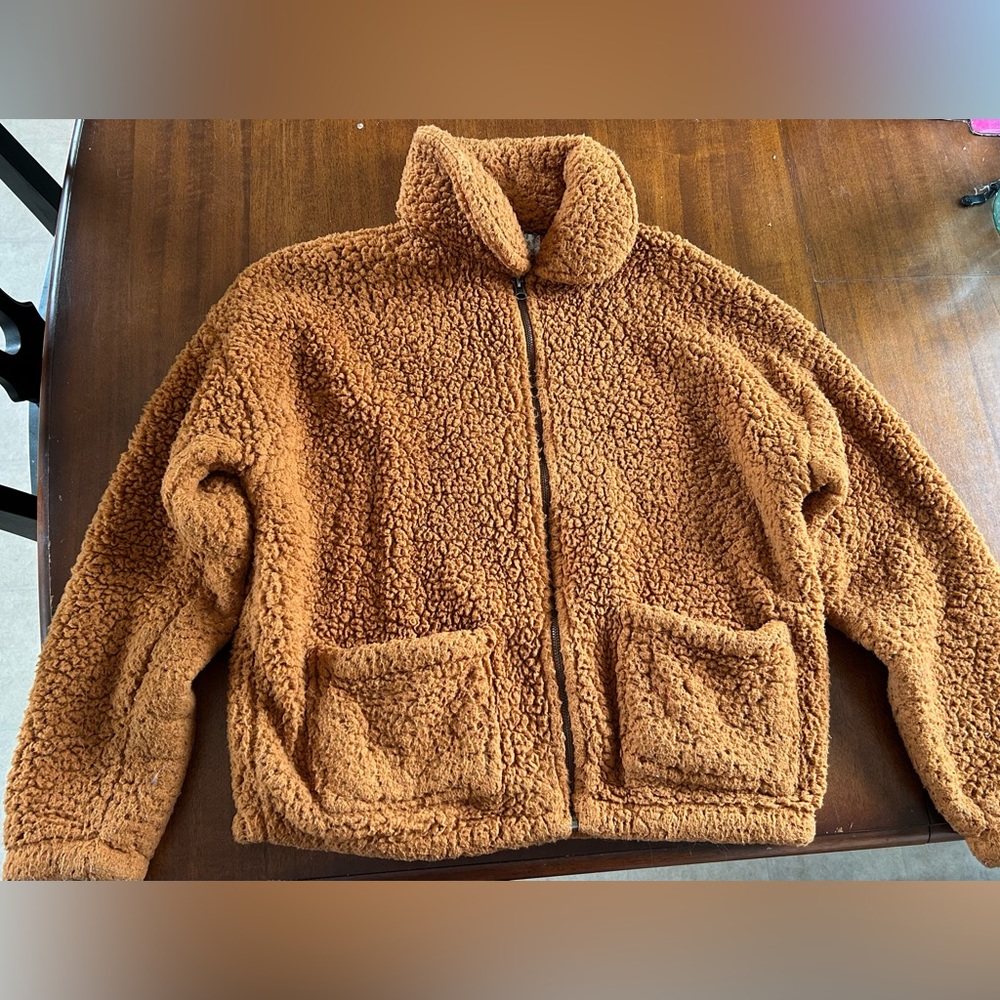 Pink Rose || Sherpa-Type Sweater